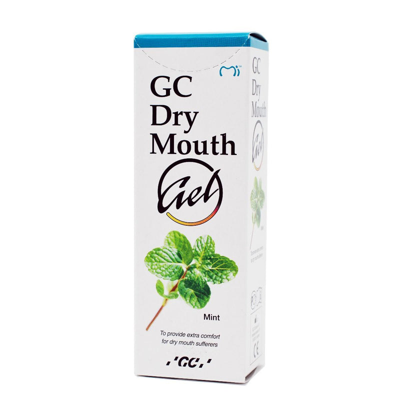 GC Dry Mouth mitrinošs gels mutes sausumam, mētru garšas