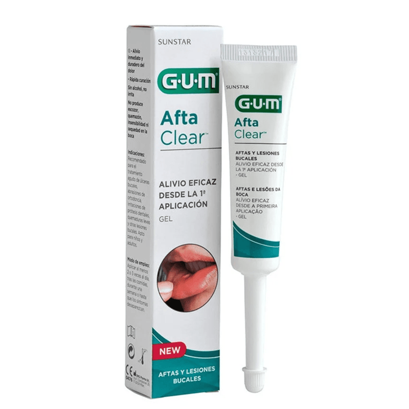 "Gum AftaClear" zobu gēls mutes dobuma brūcēm, 10 ml