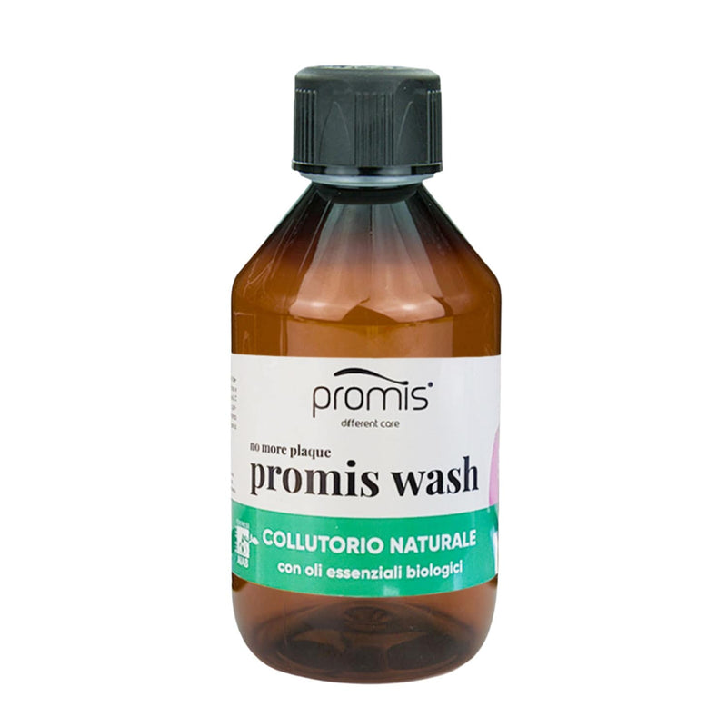 "Promis Wash" dabīgs mutes skalojamais līdzeklis ar ēteriskajām eļļām un vitamīniem, 250 ml