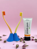 "Promis Duo" ekoloģisks antibakteriāls zobu birstes turētājs divām zobu birstēm, 1 gab.