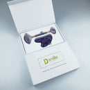 Dsmile ametista masāžas rullītis sejai un gua sha akmens iepakojumā