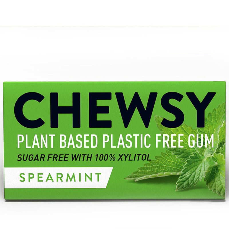 "Chewsy" dabīga košļājamā gumija bez cukura (dažādas garšas), 10 gab.