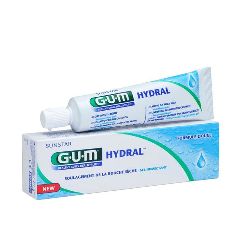 Gum Hydral mitrinošs gels sausai mutes dobumam