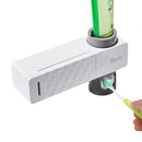 Dezinficējošs zobu birstes turētājs un zobu pastas izspiedējs