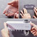 Dezinficējošs zobu birstes turētājs un zobu pastas izspiedējs