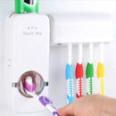 Zobu birstes un zobu pastas turētājs - izspiedējs vannā