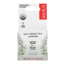 Radius organiskā zīda zobu diegi ar dabīgiem zaļās tējas un jasmīna ekstraktiem, 30 m