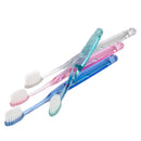 4 dažādu krāsu Crystal Fresh zobu birstes ar keramikas pagarinātiem sariņiem