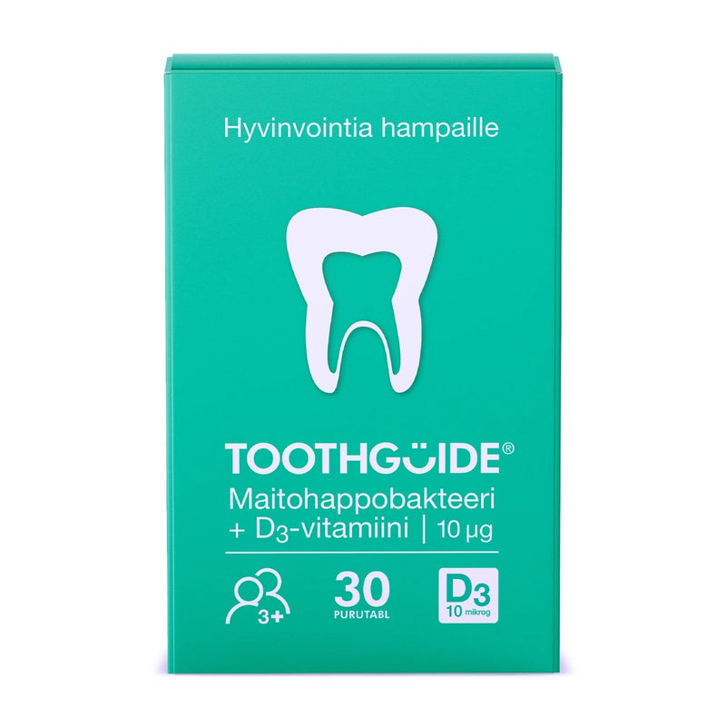 ToothGuide labas mutes dobuma baktērijas ar ksilītu un D3 vitamīnu, 30 gab.